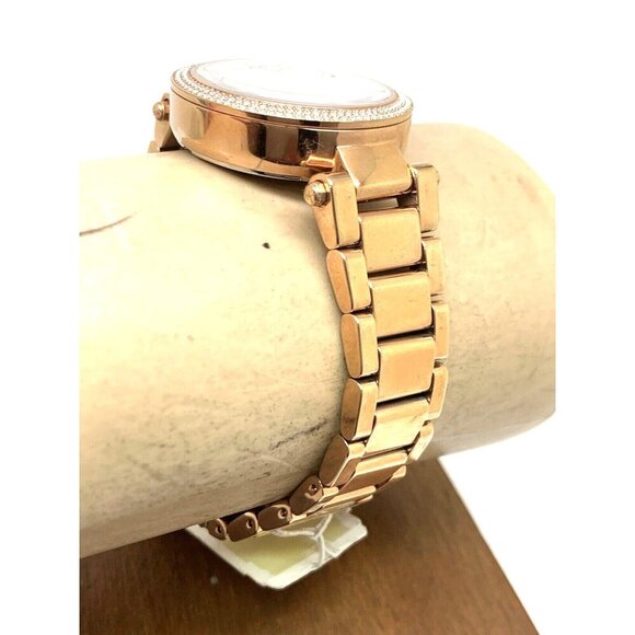 Michael Kors Women's Watch MK5616 Parker Quartz Mother of Pearl Rose Gold Steel - Picture 12 of 14